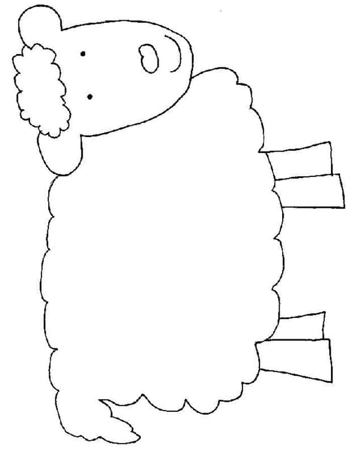 Baa Baa Black Sheep Coloring Pages