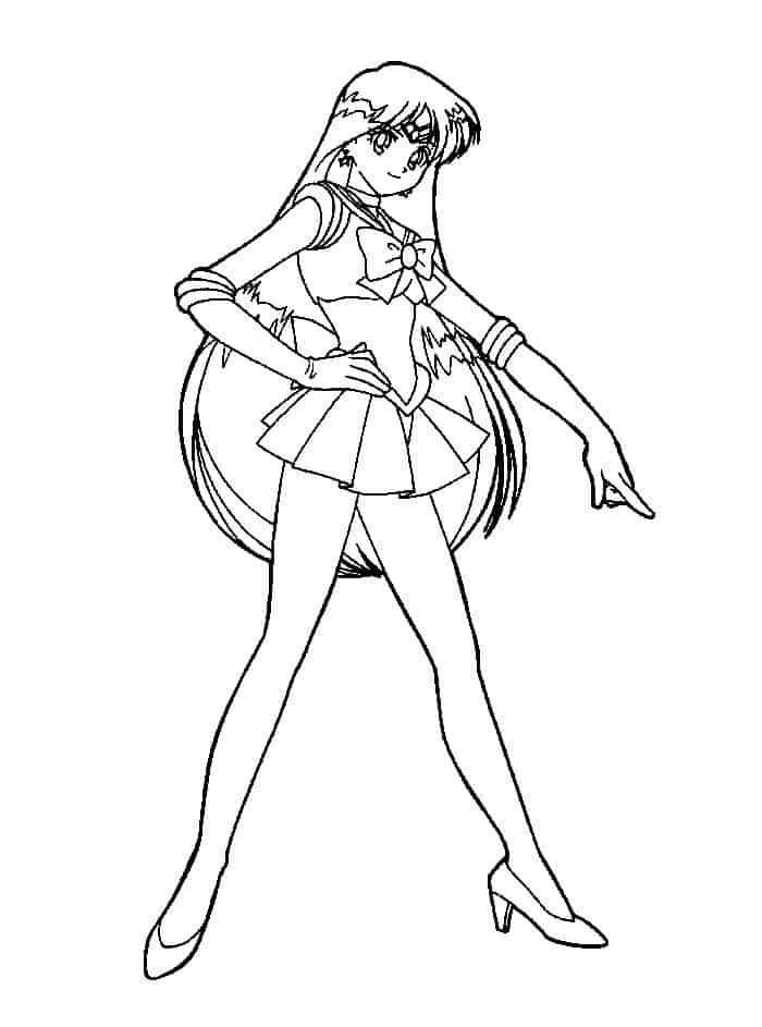 Big Sailor Moon Printable Coloring Pages