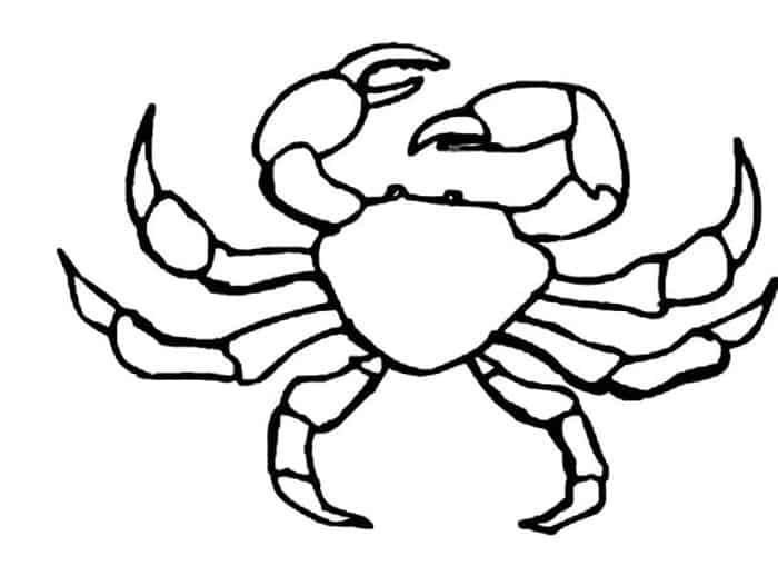 Blue Crab Coloring Pages