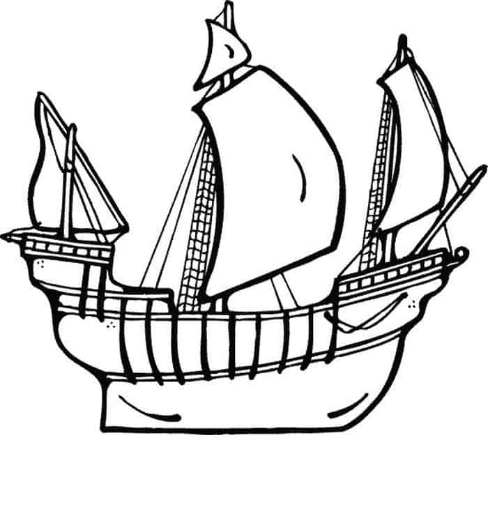 Boat Coloring Pages To Build