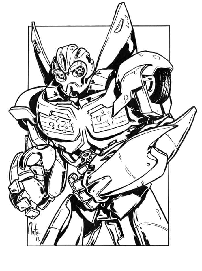 Bumblebee Transformers Coloring Pages