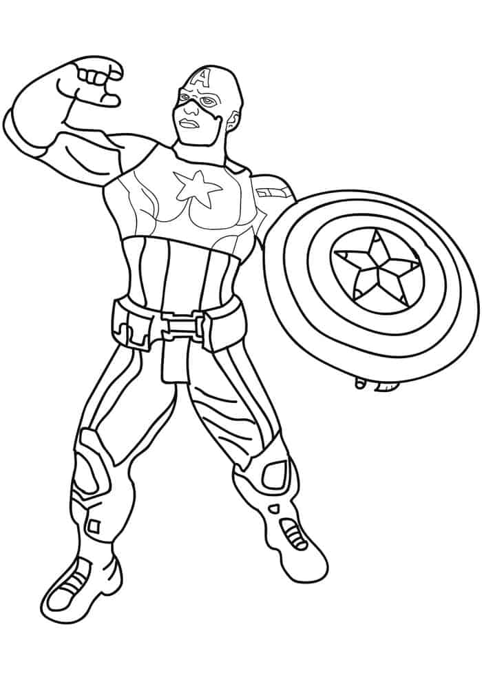 Captain America The Winter Soldier Coloring Pages