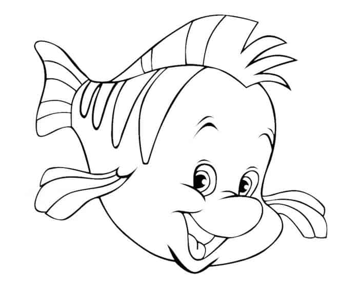 Cartoon Fish Coloring Pages