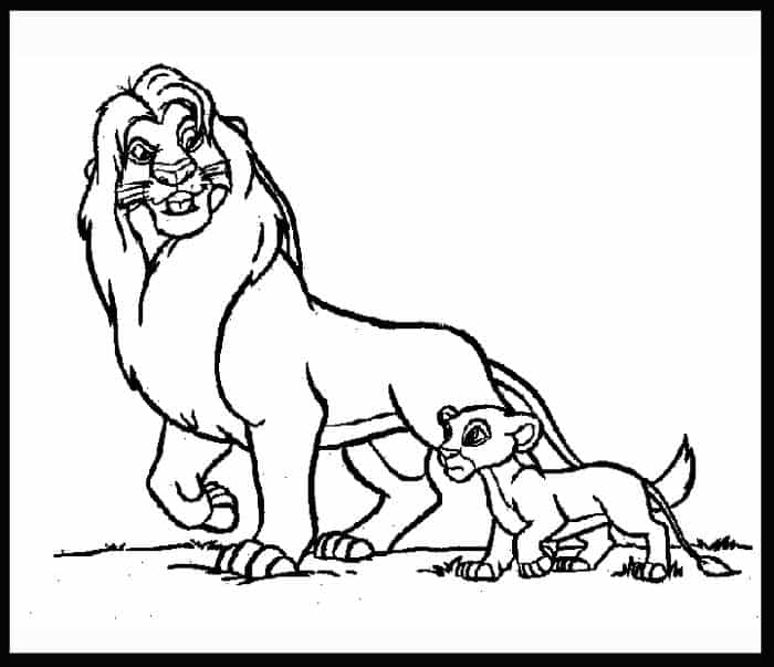 Cartoon Zoo Animals Coloring Pages