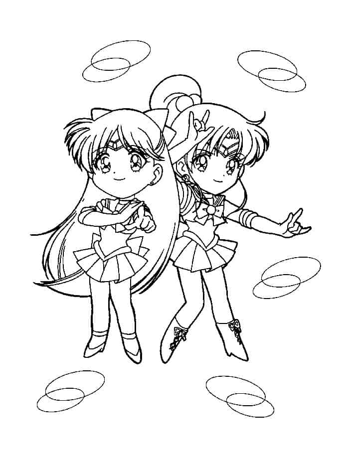 Chibi Sailor Moon Coloring Pages