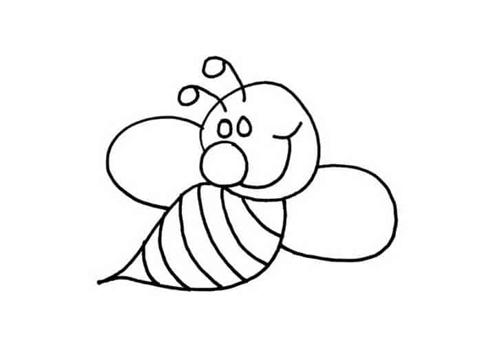 Coloring Pages Bee