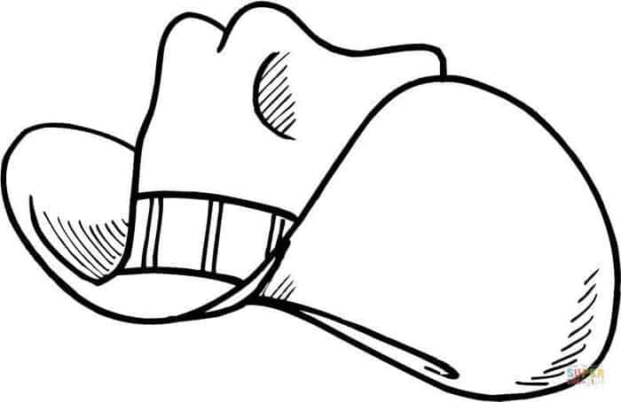 Coloring Pages Cowboy Hats