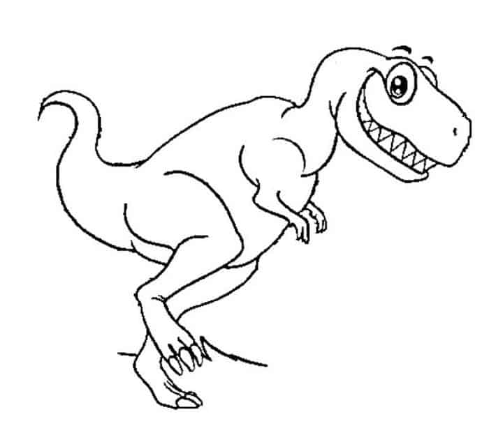 Coloring Pages Dinosaurs T Rex