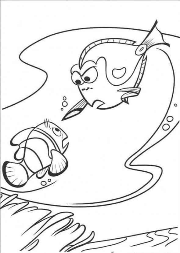 Coloring Pages Finding Nemo