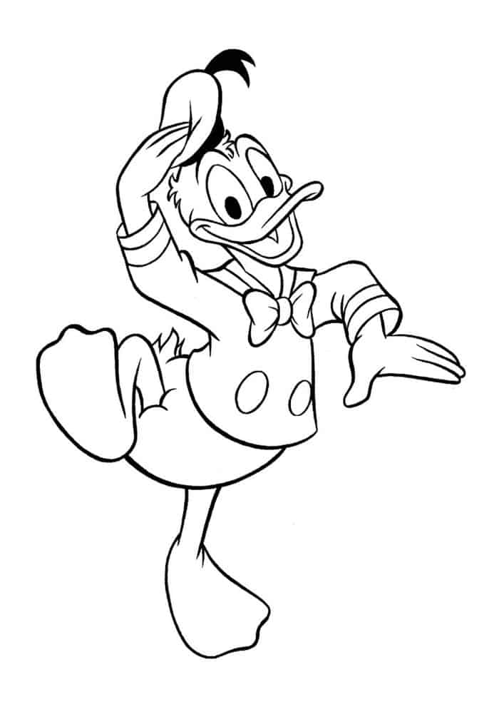 Coloring Pages For Donald Duck