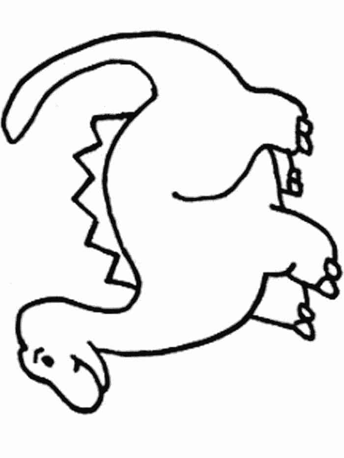 Coloring Pages For Kids Dinosaurs