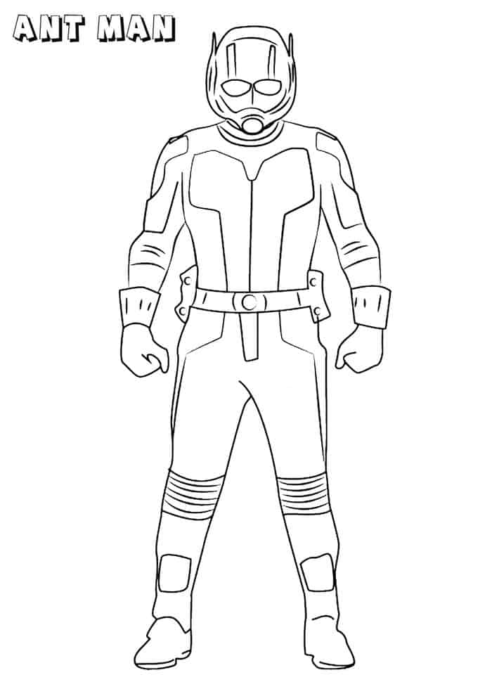 Coloring Pages Of Ant Man