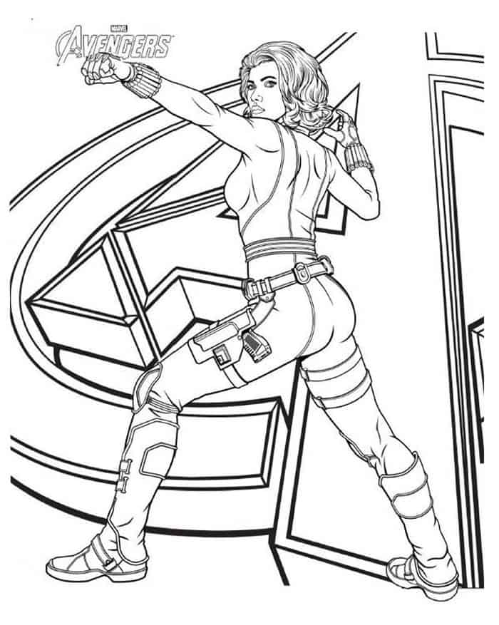 Coloring Pages Of Avengers