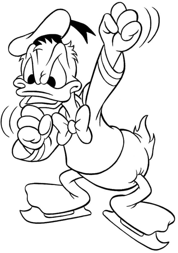 Coloring Pages Of Donald Duck