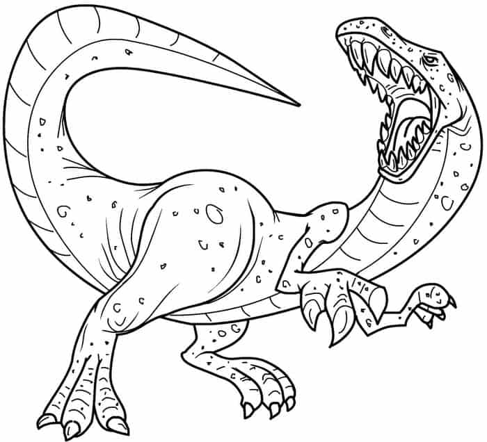 Coloring Pages Of Real Dinosaurs