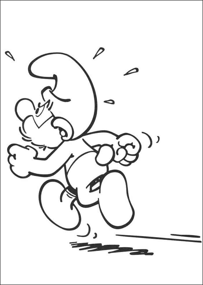 Coloring Pages Of Smurfs
