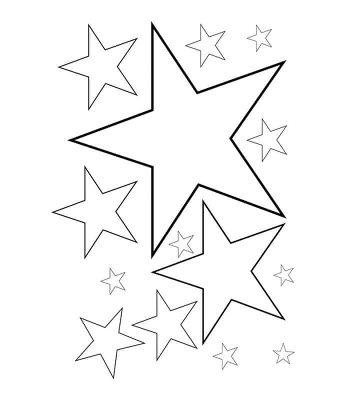 Coloring Pages Of Stars