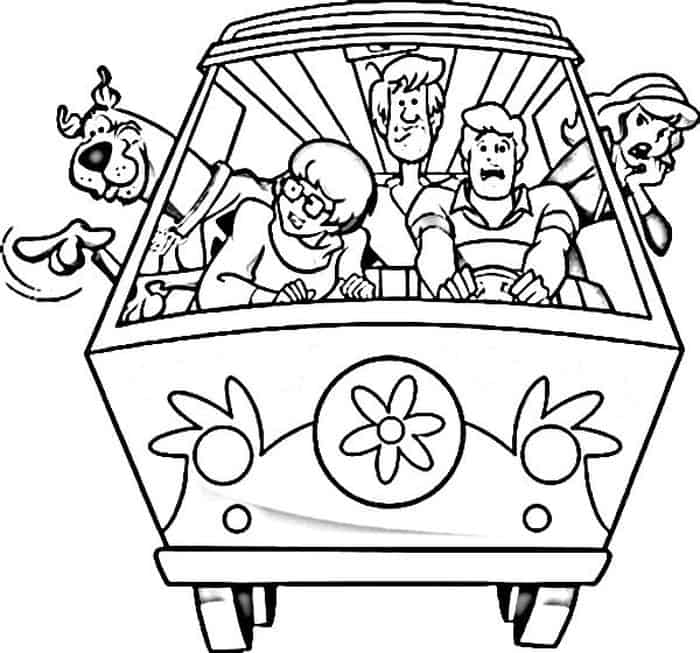 Coloring Pages Scooby Doo