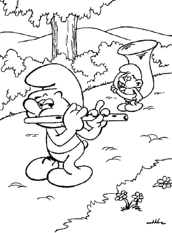 Coloring Pages Smurfs
