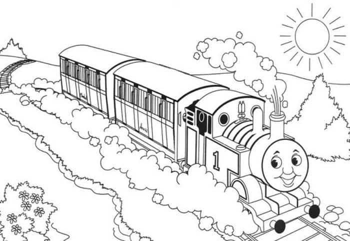Coloring Pages Thomas The Train