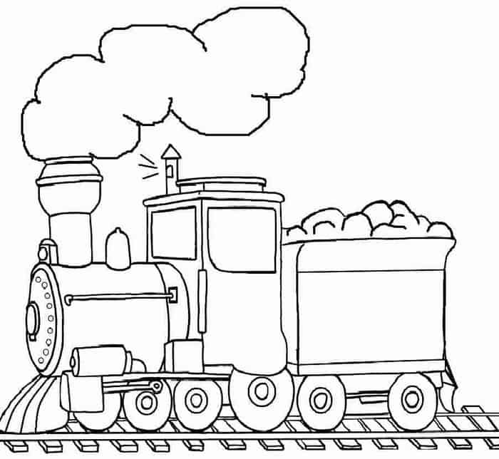 Coloring Pages Train