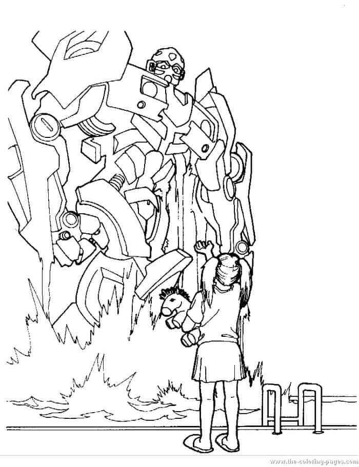 Coloring Pages Transformers Bumblebee