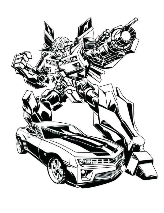 Coloring Pages Transformers
