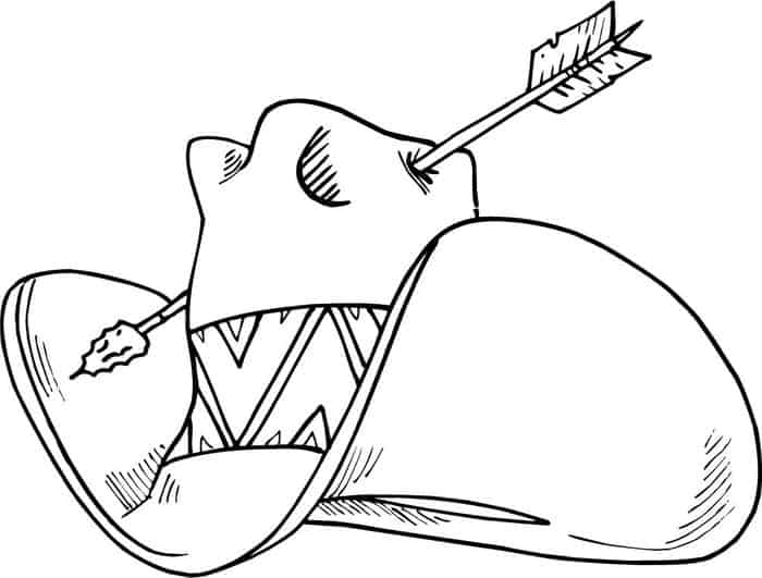 Cowboy Hat Coloring Pages