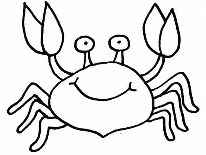 Crab Coloring Pages