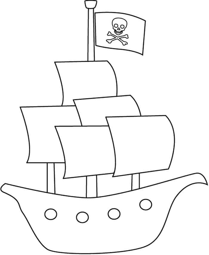 Create Your Own Boat Coloring Pages