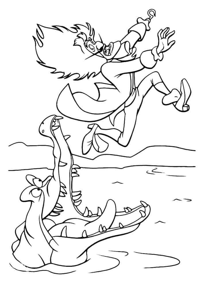 Crocodile Catcher Coloring Pages