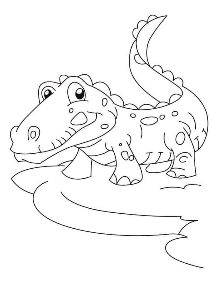 Crocodile Coloring Pages To Print