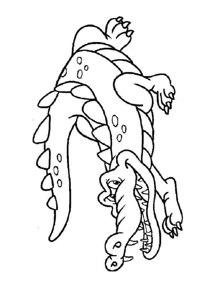 Crocodile Coloring Pages