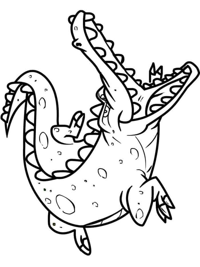Crocodile Printable Coloring Pages