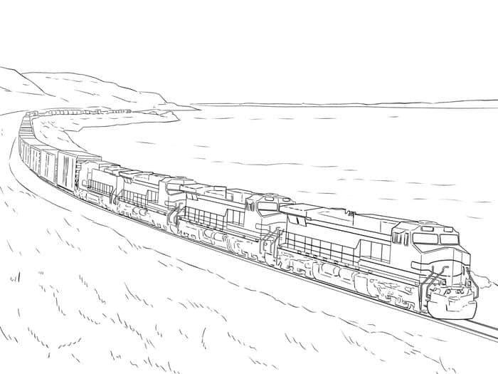 Csx Train Coloring Pages