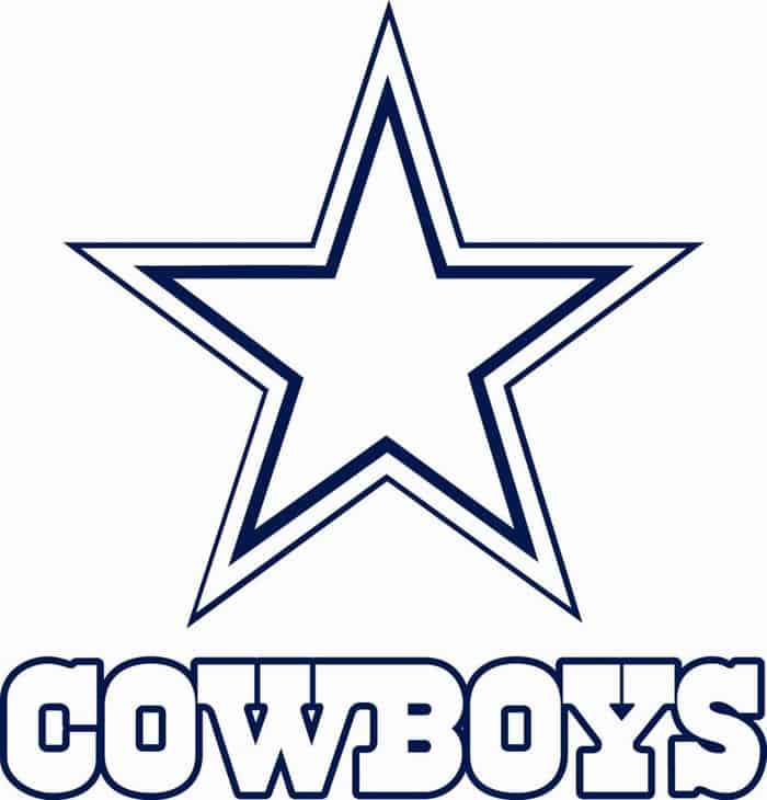 Dallas Cowboy Coloring Pages