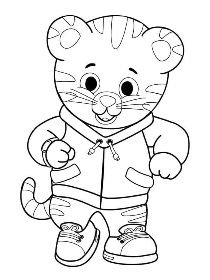 Daniel Tiger Coloring Pages