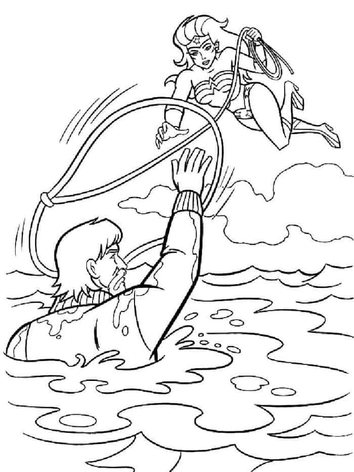 Dc Superhero Girls Wonder Woman Coloring Pages