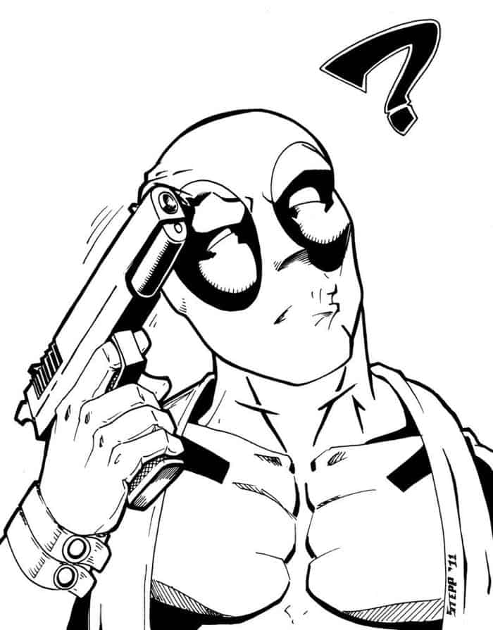 Deadpool Tv Show Coloring Pages