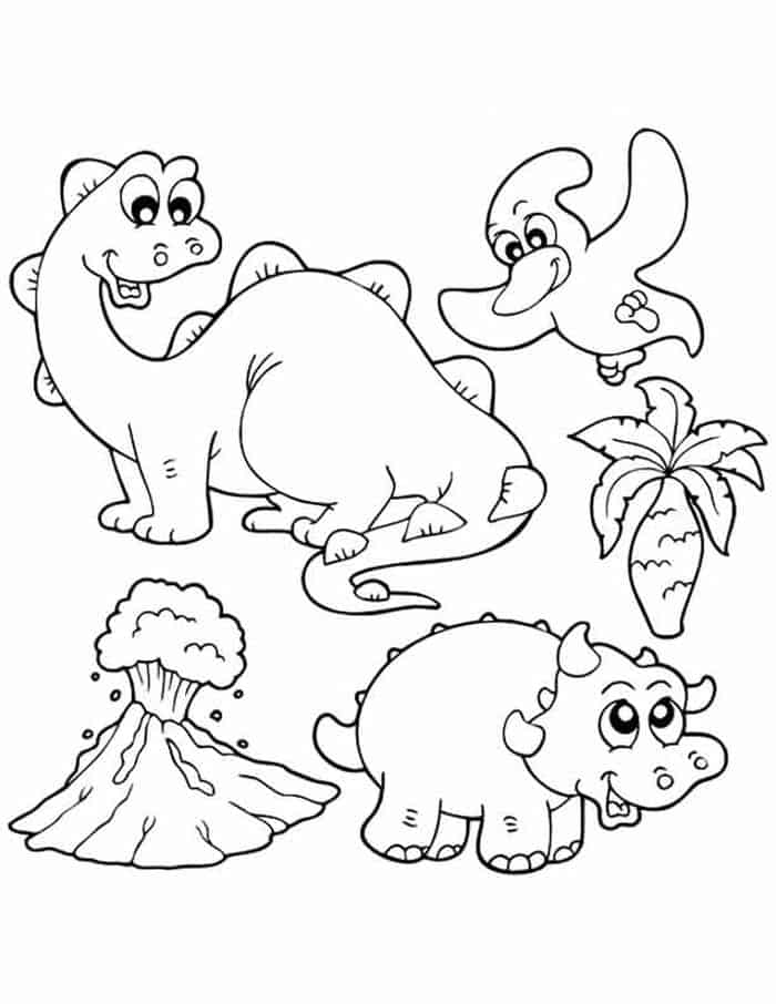 Dinosaurs Coloring Pages