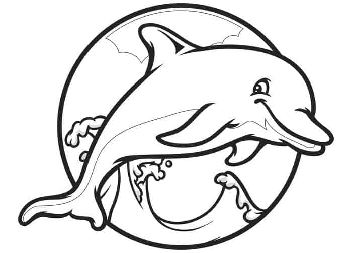 Dolphin Coloring Pages Printable