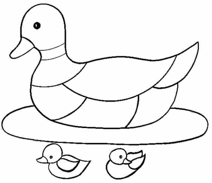 Duck Printables Coloring Pages