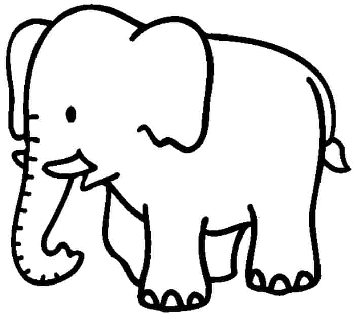 Elmer The Elephant Coloring Pages