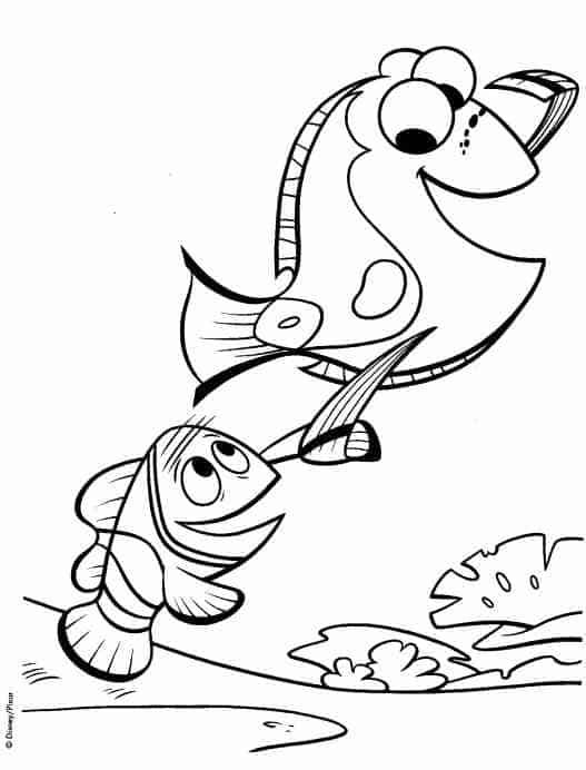 Finding Nemo Coloring Pages Pdf