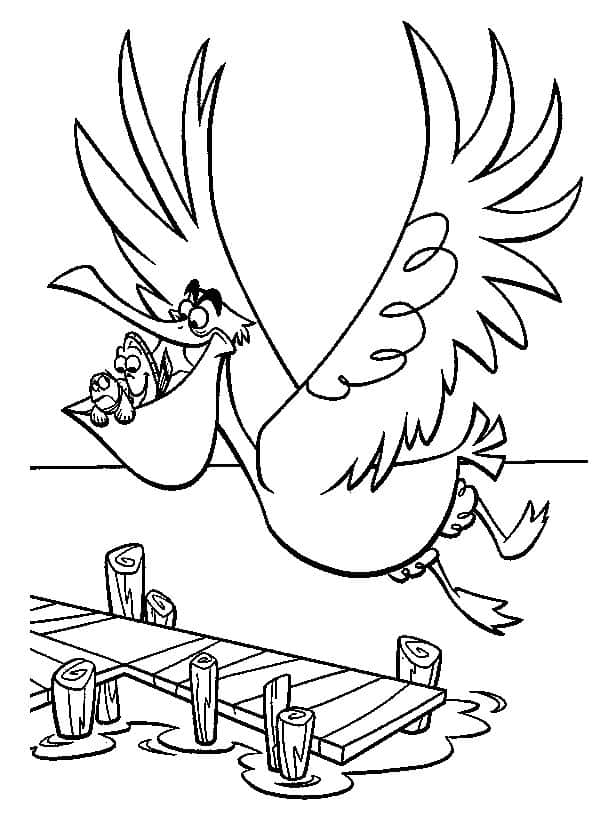 Finding Nemo Nigel Coloring Pages