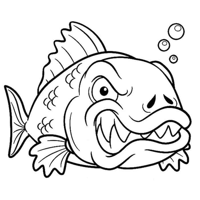 Fish Coloring Pages Pdf