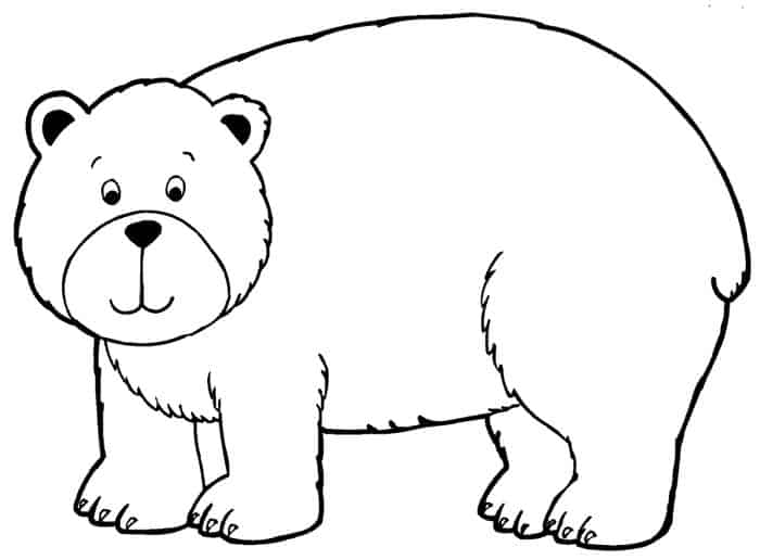 Free Bear Coloring Pages