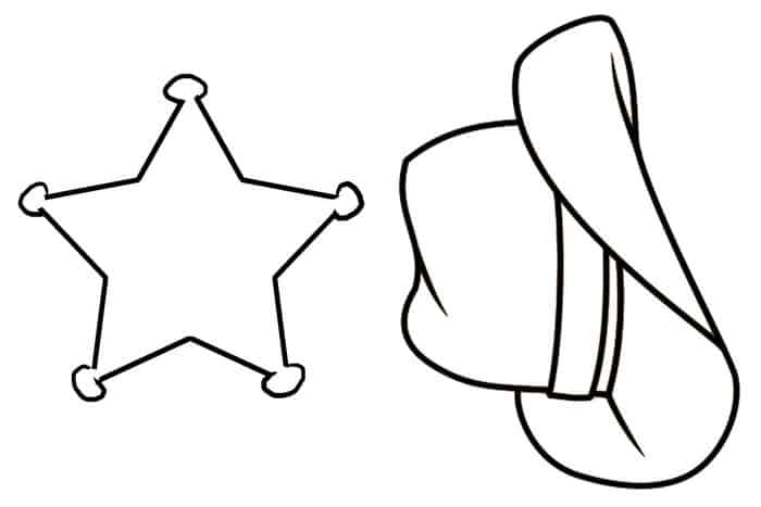 Free Coloring Pages Cowboy Hat