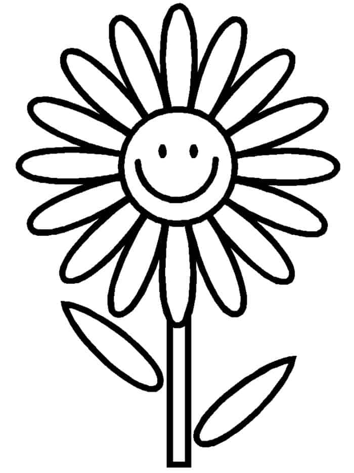 Free Coloring Pages Of Flowers