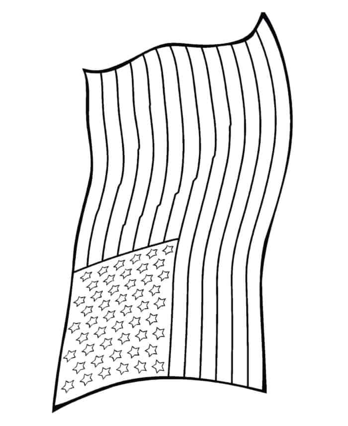 Free Printable Coloring Pages Of American Flag